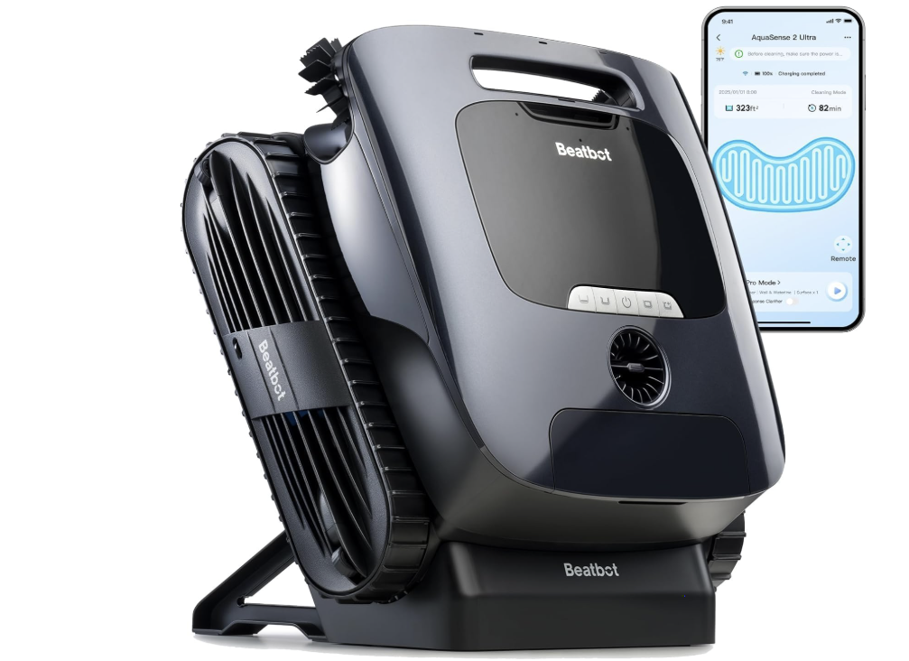Beatbot AquaSense 2 Ultra Cordless AI Robotic Pool Cleaner with Smart Surface Parking